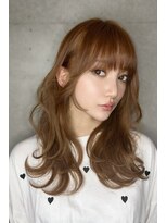 クーエフー(coo et fuu)&nbsp;レイヤーカット　おくれげ　顔まわりカット　ニュアンスパーマ藤