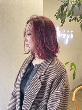 キジ(kiji) ボブ / ピンク / 外ハネボブ 〔久屋大通/久屋/丸の内/伏見〕