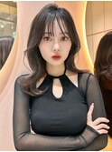 似合わせカット×韓国レイヤーカット顔周り縮毛矯正[大宮]