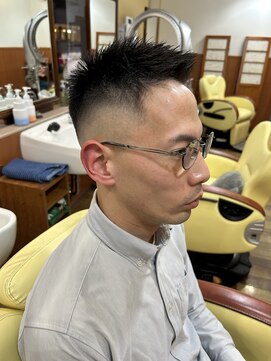 ルアージュ 調布店 ソフトモヒカン スキンフェード