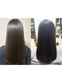 クセやうねりで朝のセット時間が長い方へ◎艶髪キープで理想のストレートが叶う★まだの方はぜひお試しを♪