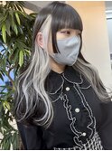 インナーカラー ホワイト ホワイトカラー