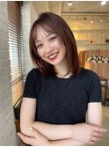 レイヤーミディアムヘア