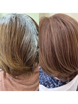 エレガンスリッチ(ELEGANCE rich) 明るめ白髪染め(イルミナカラー)