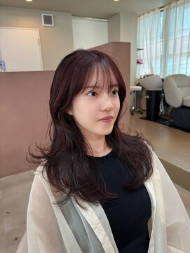 カルパ(calpa) ハッシュカット×ピンクラベンダーの暗めカラー