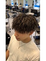 オーシャントーキョー 仙台(OCEAN TOKYO)&nbsp;ツイストスパイラルマッシュ刈り上げツーブロックメンズパーマ