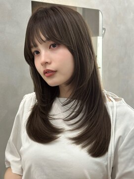 オムニス 表参道(Omnis) 美髪レイヤーカット/顔まわりレイヤー/くびれミディアムレイヤー