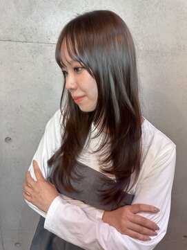 ワンカール/レイヤースタイル/透明感カラー