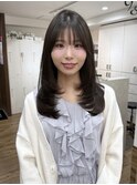 レイヤーカット　髪質改善トリートメント　大和八木