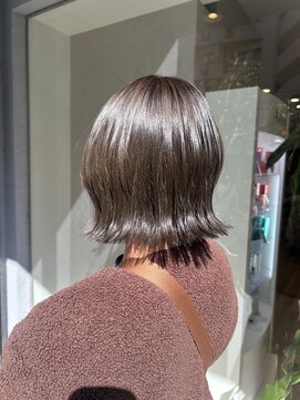 ヘアポケット スタイル店(HAIR POCKET) bob×オリーブカラー