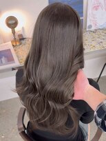 ミリ(mm)&nbsp;10代20代30代ブリーチ無し透明感グレージュ髪質改善仙台韓国