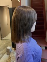 フェンヘアーアイス 中目黒(Fen.hair ici)&nbsp;大人美人艶カラーベージュ小顔カット透明感レイヤーロング