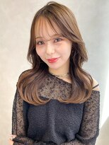 トゥルーズ 梅田茶屋町店(TLUUS)&nbsp;【TLUUSミルクティーブロンドワンホンレイヤーダークブルー】