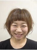◎オン眉バング◎個性が光るミニボブ。周りと差がつく垢抜けヘア