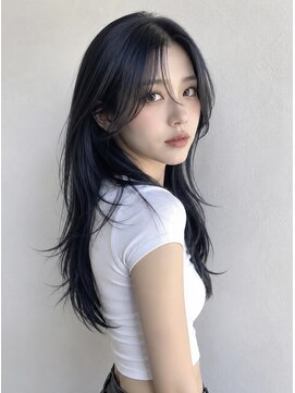 アミリー ひたち野うしく店(Amily) ハイライトバレイヤージュダブルカラーケアブリーチ20代30代