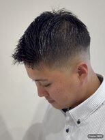アニューヘアー 長束店(ANEW hair)&nbsp;ハイフェード×アップバング