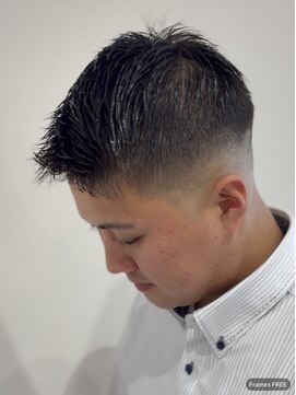 アニューヘアー 長束店(ANEW hair) ハイフェード×アップバング