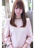 【Rohange】クリアベージュセミディ#フォギーベージュ#小顔