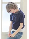 透明感のある外国人風ショートスタイル