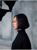 大人クールなダークボブ