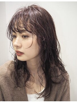 ブランコジーサウス(BLANCO G South) 【ＢＬＡＮＣＯ】シースルーバング×ピンクブラウン