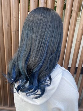 グラスヘア 石垣店(Grass Hair) ほんのり楽しむブルーカラー