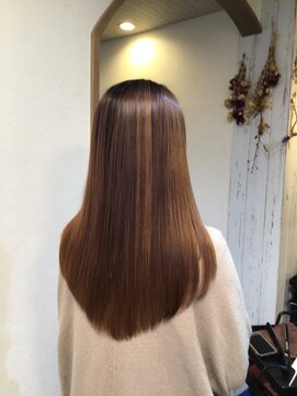 クラップ ストレートヘアー