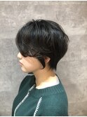 丸みショート