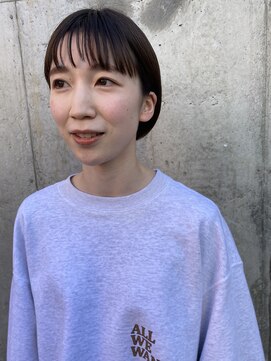 モリオ フロム ロンドン 大宮2号店(morio from London) 【なかじま ひびき】耳かけミニボブ