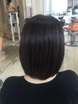 アシャ ヘアー ソリューション 神戸店(asha hair solution) 20代30代40代◆トリートメントでサラツヤボブ/切りっぱなしボブ