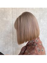 シード 成増 下赤塚店(ced.)&nbsp;ミルクティーベージュブリーチカラーダブルカラーホワイトカラー