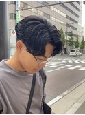 毛流れセンターパート