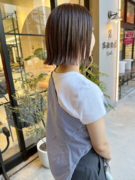 サンド 大阪梅田(sand) @rika__hair [大阪梅田駅/マッシュ/くびれヘア/メルティカラー