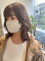 エムテコ(M.techo)&nbsp;インナーカラーピンク[白髪ぼかし/ハイライト/酸性ストレート]