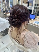 アッシュ たまプラーザ店(Ash)&nbsp;結婚式お呼ばれヘアルーズアップおくれ毛