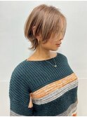 長めバング＋ネオウルフボブウルフ　ウルフカット