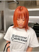 リール(rire)&nbsp;rireイメチェン前髪アンブレラカラーこなれミディウェーブパーマ