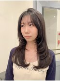 小顔似合わせレイヤーカット