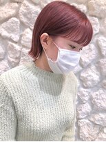 モアナ バイ ヘッドライト 沖縄南風原店(Moana by HEADLIGHT)&nbsp;Moana【南風原】#ボブ#ミニボブ#ぷつっとボブ#ピンク