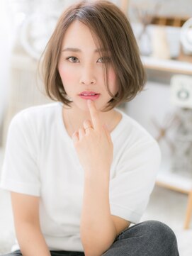 カバーヘア 上尾西口店(COVER HAIR) アシンメトリー前下がり無造作ナチュラルボブh3上尾20代30代40代