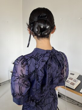 ロールアップスリーブス(ROLL UP SLEEVES) お呼ばれhair set