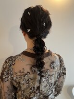ヘアセット　ヘアアレンジ　結婚式　二次会　丸の内　早朝OK