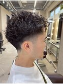 ツイストスパイラルパーマツイストパーマメンズスペインカール