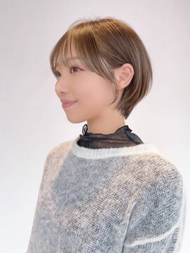 アイティーバイアルバム 北千住店(IT by ALBUM) ショートおくれ毛前髪カット美髪韓国ヘア_ba549982