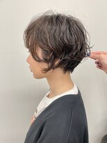 ラウンジ モリオ イケブクロ(Lounge MORIO Ikebukuro)&nbsp;ニュアンスパーマ/ショートパーマ/大人可愛い丸みショートパーマ