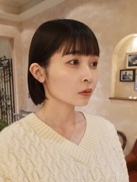 ビュートリアム265(BEAUTRIUM 265) #ミニボブ切りっぱなしボブ・酸性ストレートパーマ・艶髪・銀座