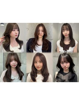 小顔効果＆抜け感◎顔まわりレイヤーで垢抜け美人に♪韓国/ダブルカラー/万代/新潟駅/縮毛/ブリーチ/学割