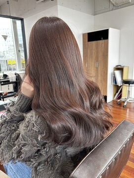 冬ブラウン/韓国艶カラー