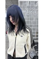 イル 天神大名店(ill)&nbsp;グラデーションカラー/ネイビーブルー