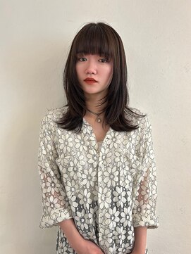 ヴィオットバイサロン(Viot by Salon) ＊ミディアムレイヤーカット顔周りレイヤー透明感20代30代40代